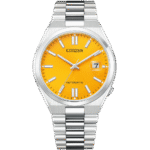 Men's Tsuyosa Automatic Yellow Dial Watch - NJ0150-81Z