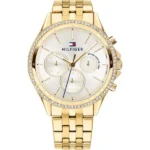 Tommy Hilfiger Women’s Quartz Stainless Steel White Dial 39mm Watch 1781977