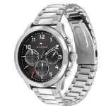 Tommy Hilfiger Men’s Quartz Stainless Steel Black Dial 45mm Watch 1791852 - Image 2