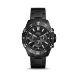 Fossil Mens Garrett Stainless Steel Watch Fs5773, Black