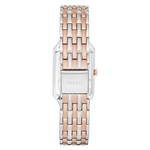 FOSSIL RAQUEL DRESSQUARTZ/3 HAND DATE STAINLESS STEEL SILVER CASE STAINLESS STEEL BAND WOMENS WATCH - ES5222 - Image 3