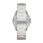 Fossil Men's Everett Quartz Stainless Steel Chronograph Watch, Color: Gold/Silver FS5796 - Image 3