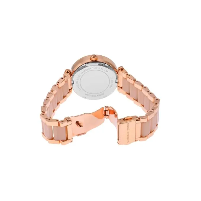 Michael Kors Women's Mini Parker Two Tone Watch MK6110, Rose Gold/Blush, Mini Parker, MK6110 - Image 3