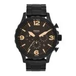 Fossil Men's Nate Stainless Steel Quartz Chronograph Watch