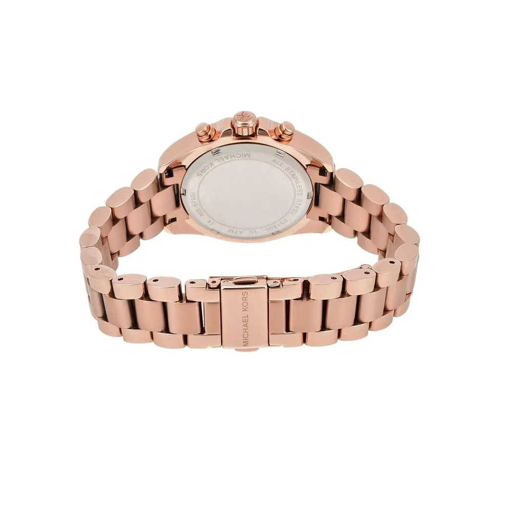 Michael Kors Bradshaw Women's Watch, Stainless Steel Chronograph Watch for Women with Steel or Leather Band MK5799 - Image 3