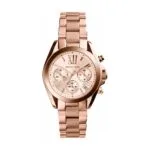 Michael Kors Bradshaw Women's Watch, Stainless Steel Chronograph Watch for Women with Steel or Leather Band MK5799