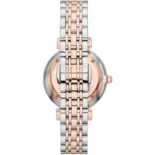 Emporio Armani Watch for Women, Two Hand Movement, 32 mm 2T Silver/Rose Stainless Steel Case with a Stainless Steel Strap, AR11537 - Image 2