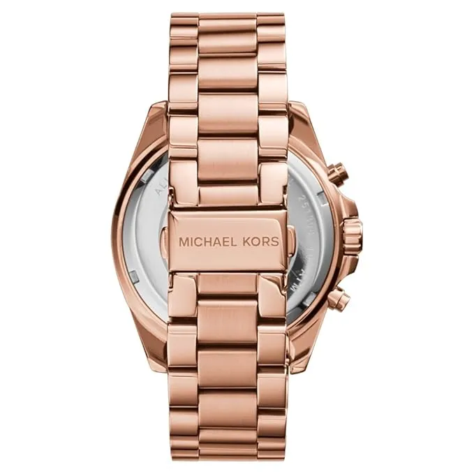 Michael Kors Bradshaw Women's Watch, Stainless Steel Chronograph Watch for Women with Steel or Leather Band MK5503 - Image 3
