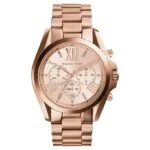Michael Kors Bradshaw Women's Watch, Stainless Steel Chronograph Watch for Women with Steel or Leather Band MK5503