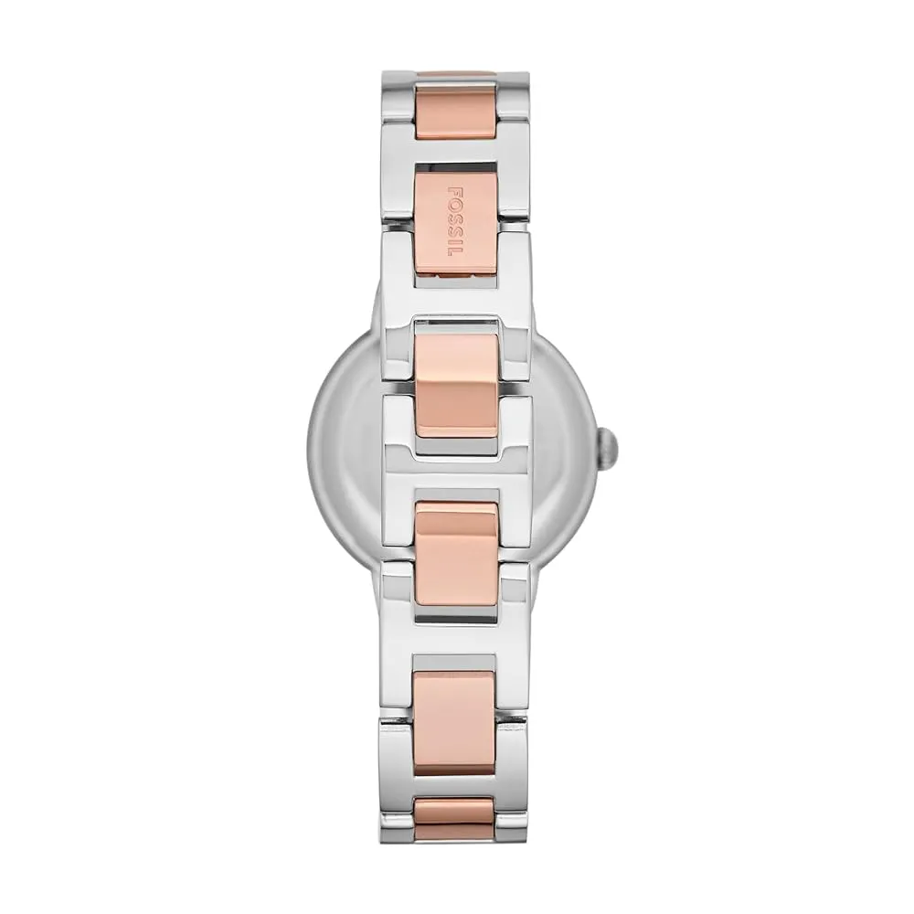 Fossil Womens Quartz Watch, Analog Display and Stainless Steel Strap ES3405 - Image 3