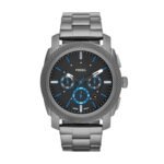 Fossil Machine Men's Watch with Stainless Steel or Leather Band, Chronograph or Analog Watch Display FS4931