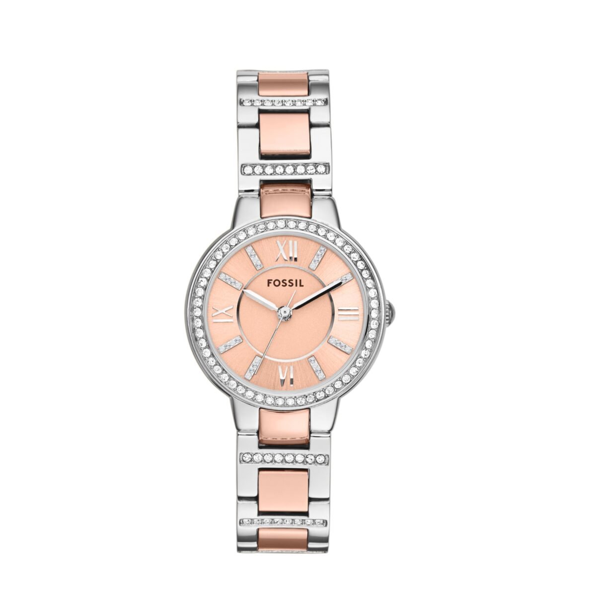 Fossil Womens Quartz Watch, Analog Display and Stainless Steel Strap ES3405