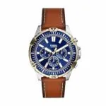 Fossil Men's Garrett Stainless Steel Quartz Dress Chronograph Watch FS5625