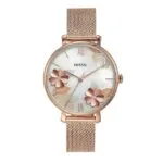 Fossil Womens Analogue Quartz Watch with Stainless Steel Strap ES4534