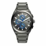 Fossil Everett Chronograph Mens Watch Fs5830, Gunmetal