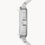 Men's Inscription Rectangle Shape Stainless Steel Chronograph Wrist Watch BQ2655 - 42mm - Image 2