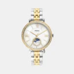 Fossil women's jacqueline multifunction, two-tone stainless steel watch, es5166