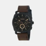 Fossil Machine Men's Watch with Stainless Steel or Leather Band, Chronograph or Analog Watch Display FS4656