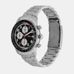 Fossil Men's Sport Tourer Quartz Stainless Steel Chronograph Watch, Color: Silver/Black FS6045 - Image 2