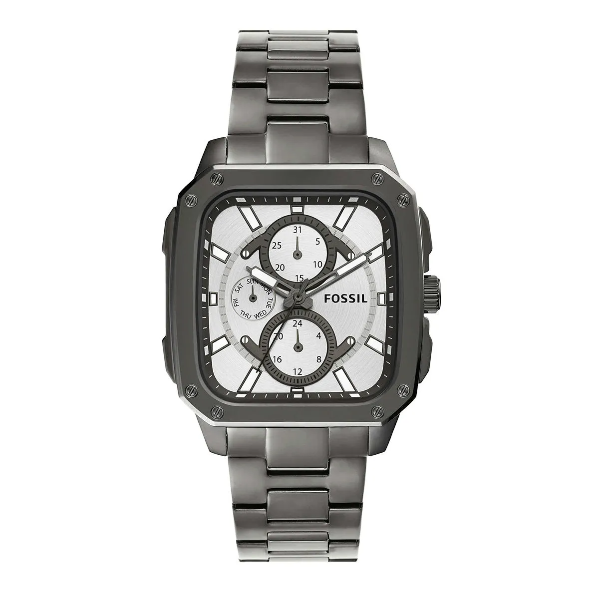 Images1 (9) Fossil multifunction gunmetal stainless steel watch - bq2657 - Image 1