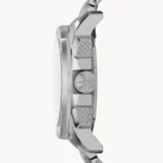 Fossil Men's Modern Machine Watch In Silvertone With Metal Bracelet ME3081 - Image 2