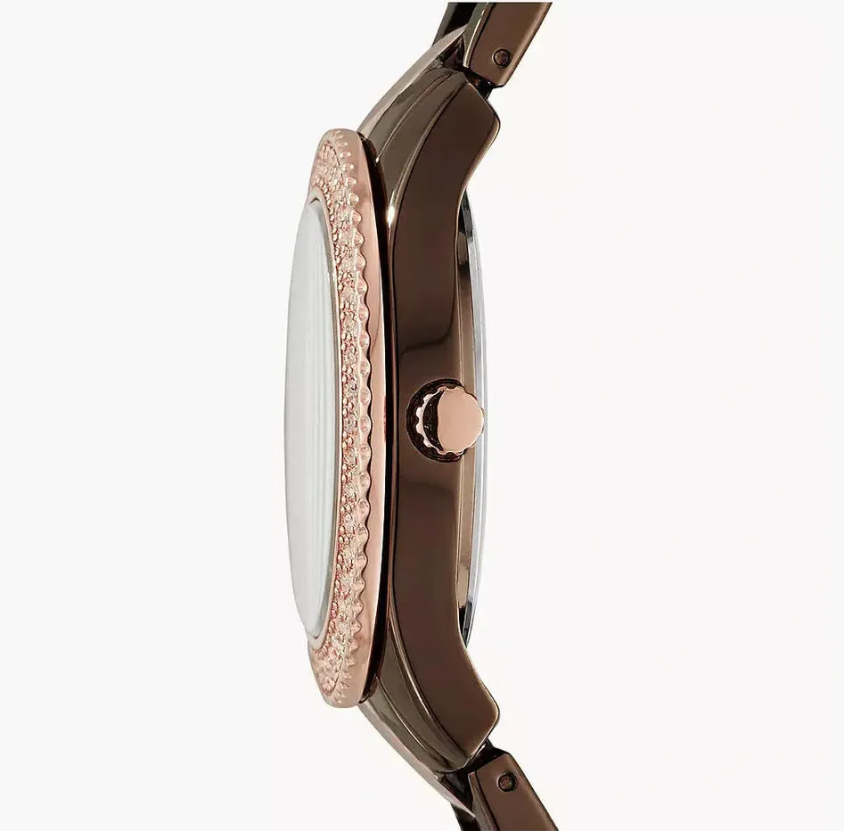 Fossil Women's Analog Quartz Watch with Stainless-Steel Strap ES4079 - Image 2
