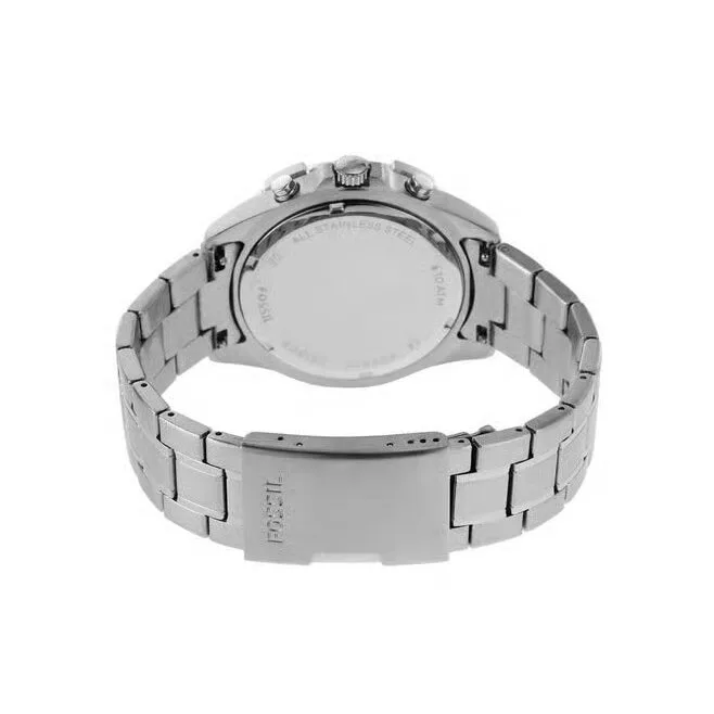 Fossil Garrett Men's Blue Dial Stainless Steel Analog Watch - FS5623 - Image 2