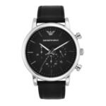 Emporio Armani Men's Chronograph, Stainless Steel Watch, 46mm case size AR1828