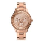 Fossil Women's Stella Sport Multifunction, Rose Gold-Tone Stainless Steel Watch, ES5106