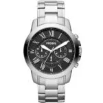 Fossil Mens Quartz Watch, Chronograph and Stainless Steel FS4736