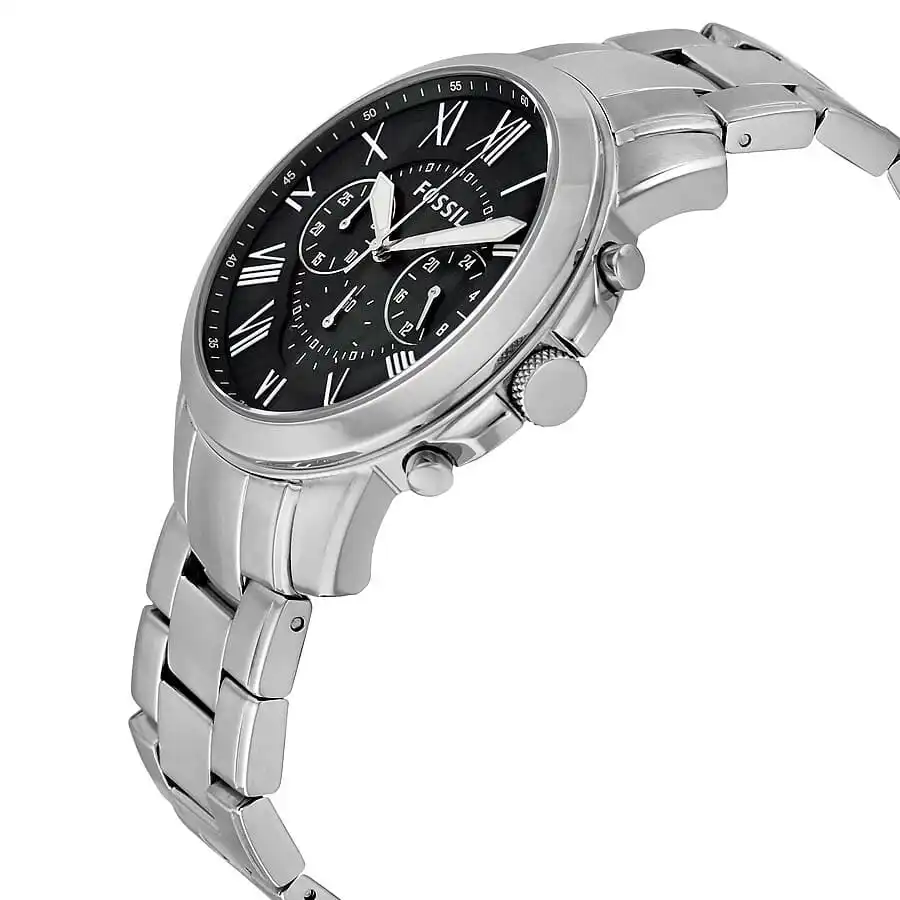 Fossil Mens Quartz Watch, Chronograph and Stainless Steel FS4736 - Image 2