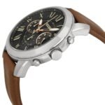 Fossil Leather Mens Quartz Watch FS4813 - Image 2