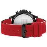 Tommy Hilfiger Silicone Bank Analog Black Dial Men Watch-Th1791722, Bandcolor-Red - Image 3