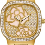 Guess Women's Watch Gold Tone Case Quartz