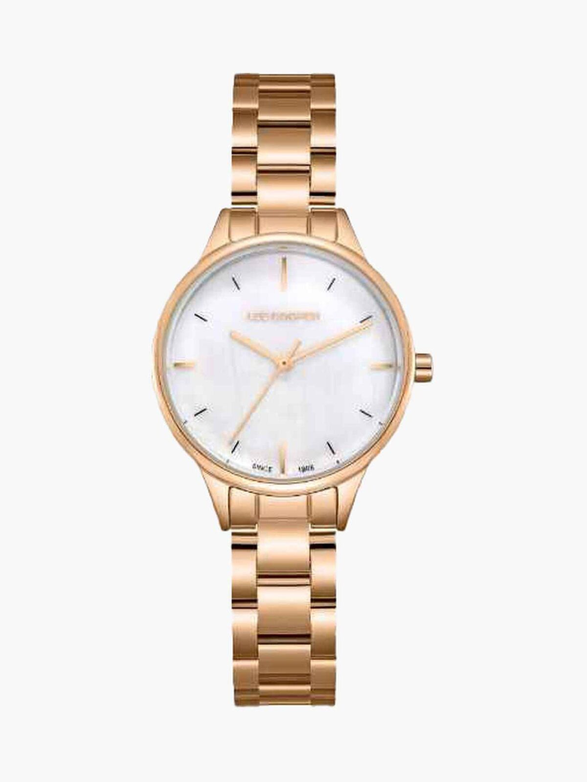 Lee Cooper Women's 30MM Gold Analog Metal Strap Watch | LC08080.420