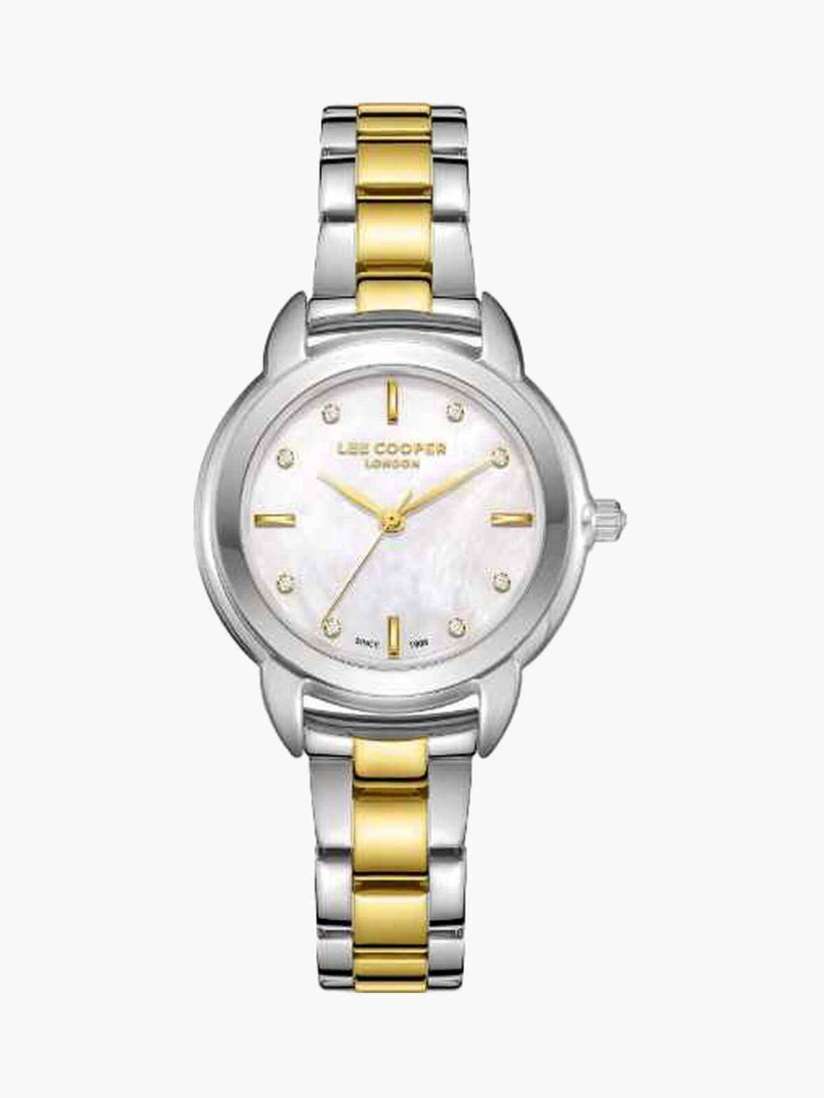 Lee Cooper Women's 32MM Multicolour Analog Metal Strap Watch | LC08024.220