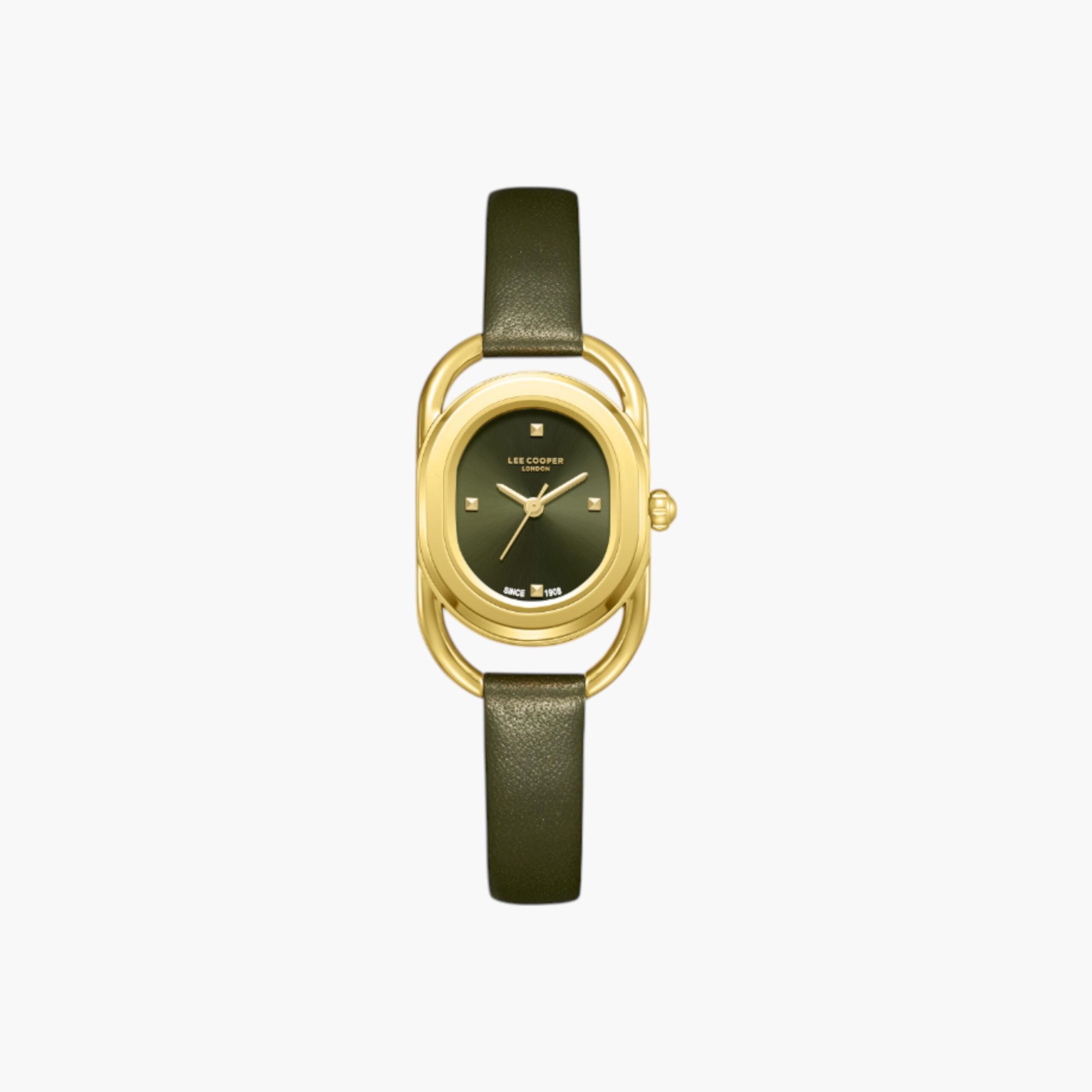 168608764-168608764-LS18110825_01-2100 Lee Cooper Women's Green Analog Wrist Watch LC08055.177 - Image 1