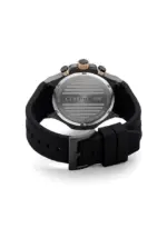 Men's Round Shape Silicone Band Analog Wrist Watch 44 mm - Grey Dial - CIWGQ2224302 - Image 2