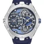 Police Scepter Open Heart Dual Time watch