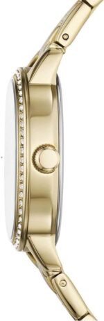 FOSSIL BQ3976 Bannon Three Hand Date Wrist Watch for Men, 45 mm Case Diameter, Silver/Green - Image 2