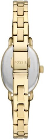 FOSSIL BQ3976 Bannon Three Hand Date Wrist Watch for Men, 45 mm Case Diameter, Silver/Green - Image 3
