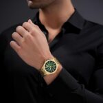 Police Guardian 42mm Men's Multifunction Green Dial with Grey Bracelet - Image 3