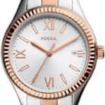 Fossil Rye Three-Hand Date Two-Tone Stainless Steel Watch - BQ3928