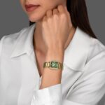 Cerruti 1881 Perugia Yellow Gold Plated Stainless Steel Bracelet Analog Watch for Women, 22mm - Image 2