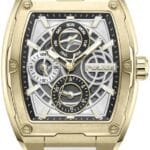 Police Creed 42mm Men's Multifunction White Dial Watch with White Silicon Strap