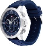 Tommy Hilfiger Men's Stainless Steel Case and Silicone Strap Watch - Image 3