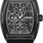 Police Watches Creed Mens Watch with Black Silicone Bracelet PEWJQ0004501