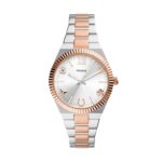 Fossil Scarlette Analog Silver Dial Women's Watch-Es5261 - Stainless Steel