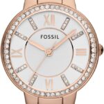 Fossil Womens Quartz Watch, Analog Display and Stainless Steel Strap