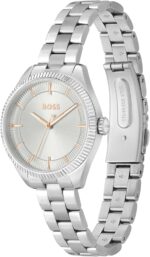 BOSS Analogue Quartz Watch for Women MAE Collection with Stainless Steel Bracelet - Image 4